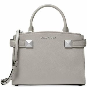 Michael Kors KARLA LEATHER MEDIUM EASTWEST SATCHEL